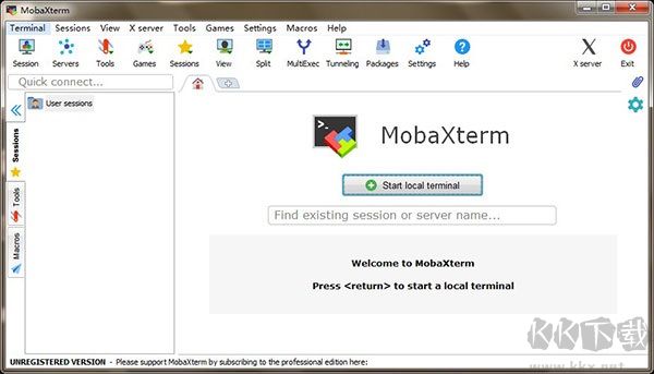 MobaXterm远程终端