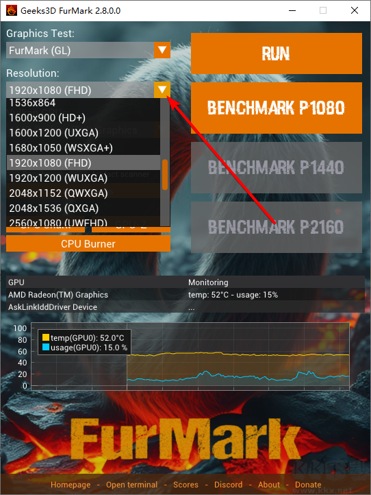 FurMark2(显卡测试)