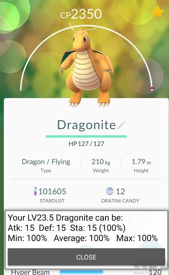 Pokemon Go IV Calculator（口袋妖怪个体值计算器）