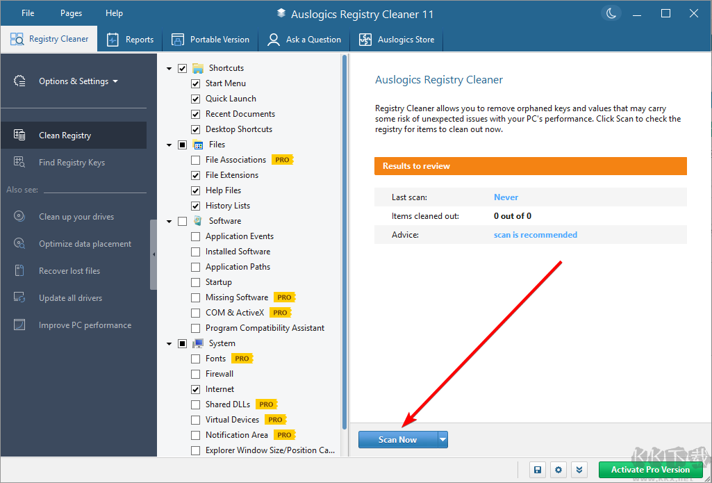 Auslogics Registry Cleaner(注册表清理)