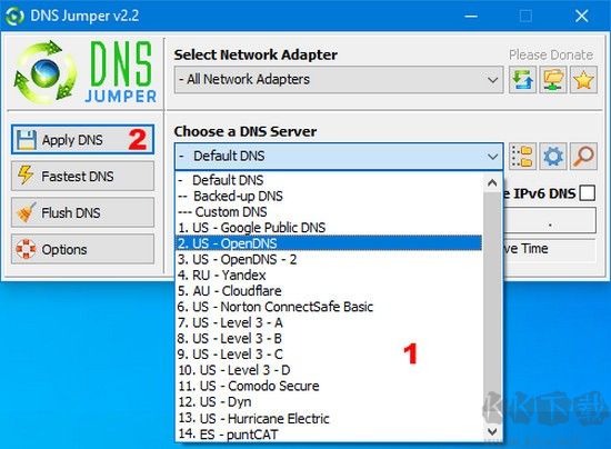 Dns Jumper（DNS切换工具）