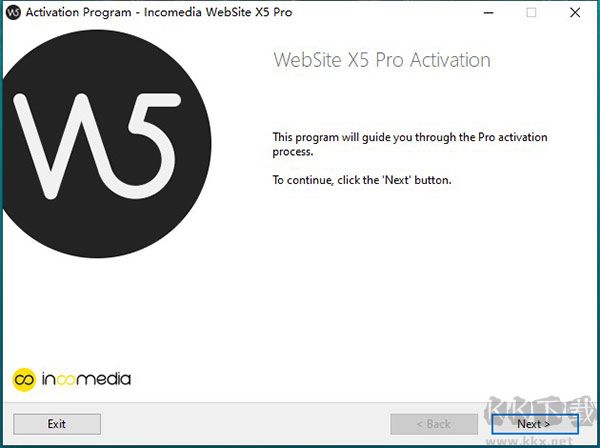 Incomedia WebSite X5 Pro(可视化网页设计软件)