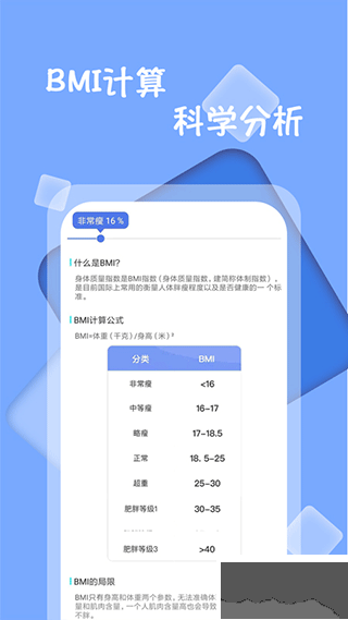 体重记录减肥助理