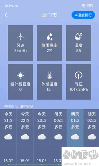 桌面天气app