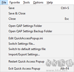 QuickAccessPopup快速启动