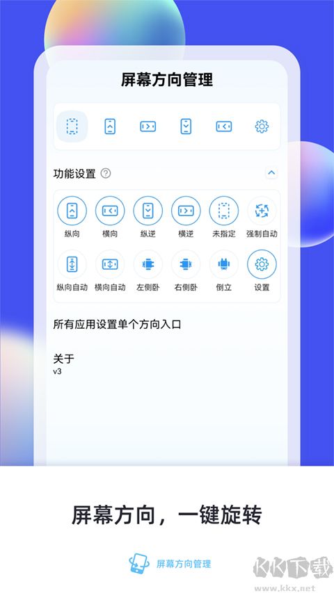 屏幕方向管理