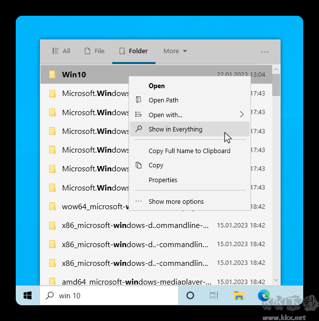 Everything Toolbar