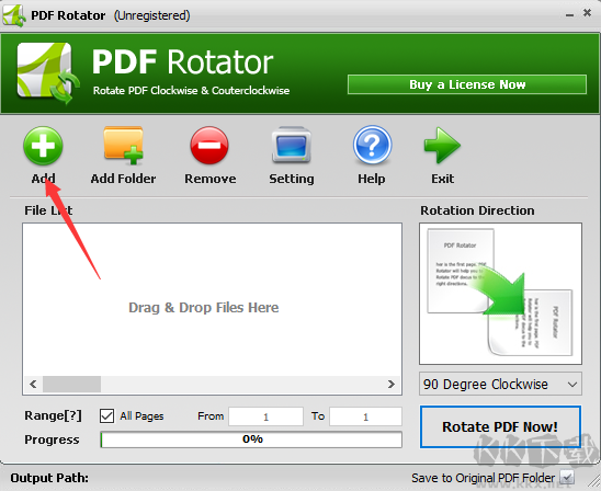 PDF旋转器