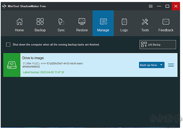 MiniTool ShadowMaker free