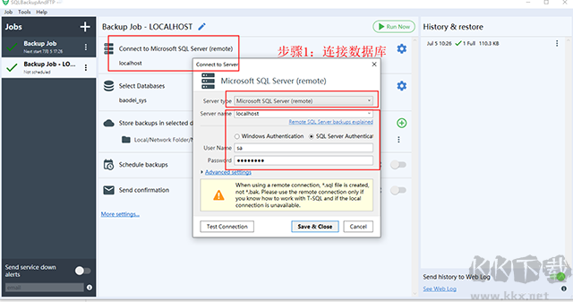 SQLBackupAndFTP