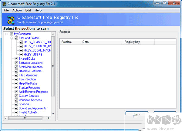 Free Registry Fix(注册表修复工具)