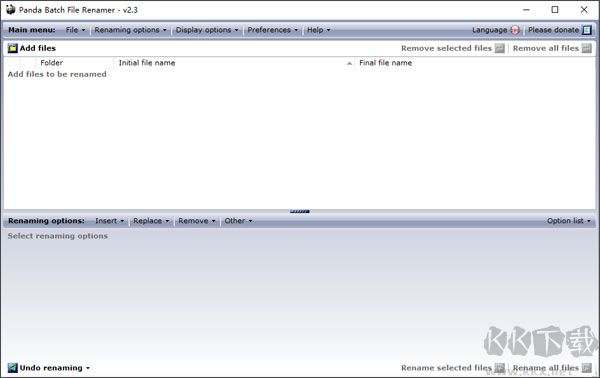 Panda Batch File Renamer 