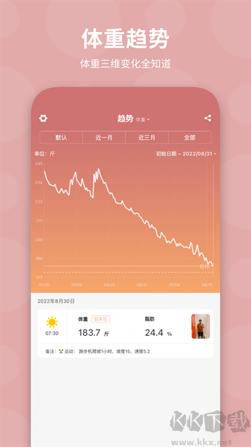 体重日记app