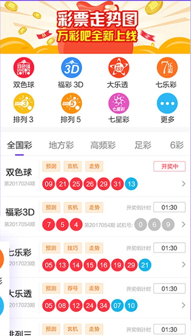 万彩吧官方彩票走势图