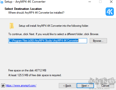 Anymp4 4k Converter