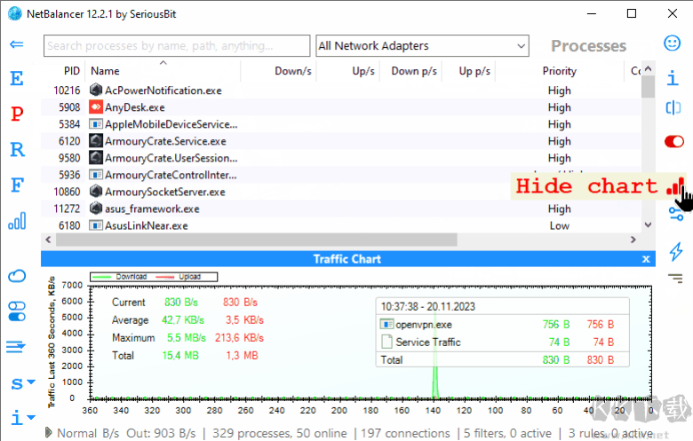 NetBalancer(网络监测)