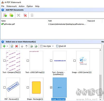 A-PDF Watermark(PDF加水印工具)