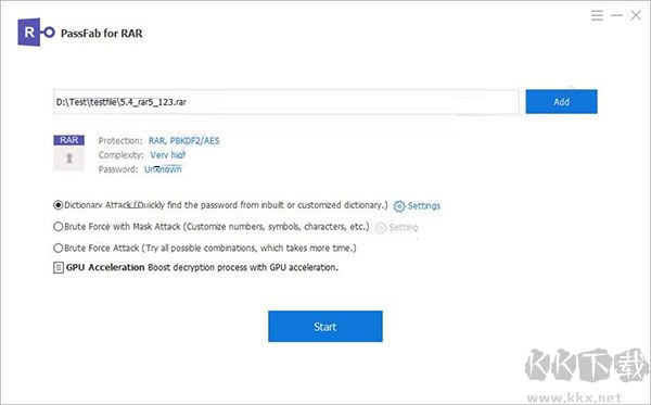 PassFab for RAR(rar密码工具)