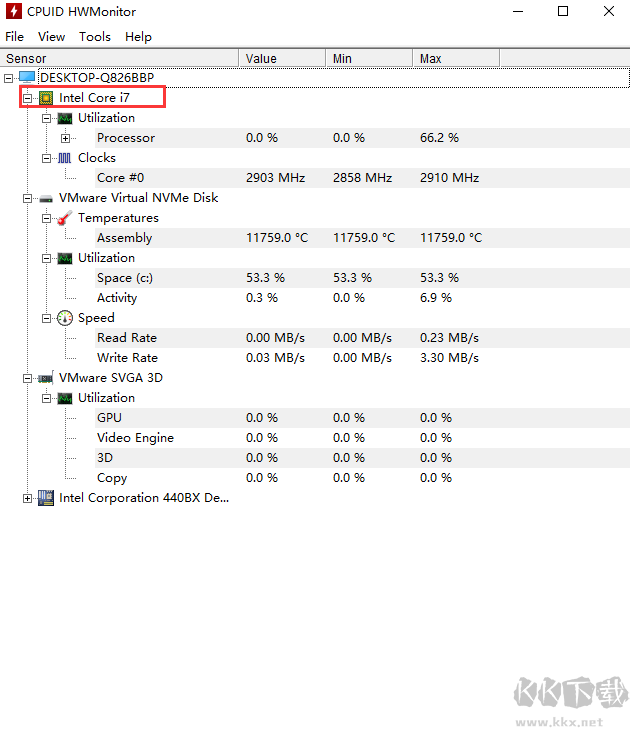 CPUID HWMonitor(CPU温度检测软件)