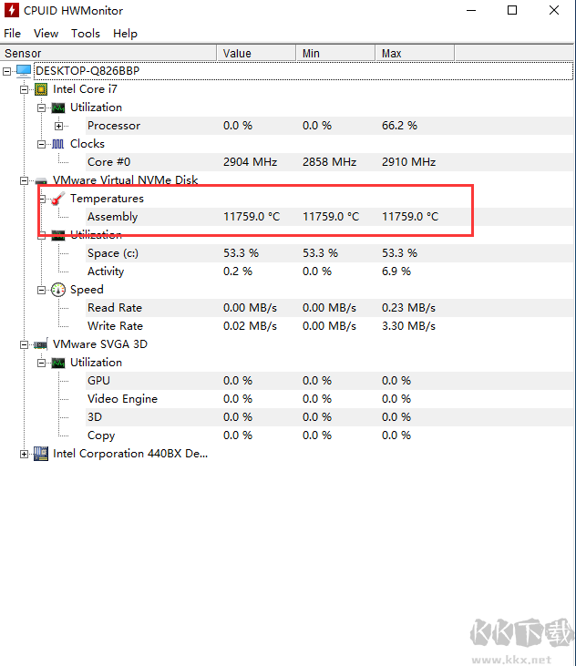 CPUID HWMonitor(CPU温度检测软件)