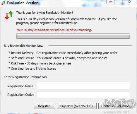 Bandwidth Monitor(带宽检测工具)