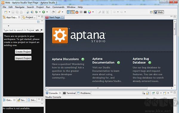 aptana studio(Web应用程序开发工具) 
