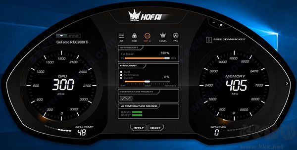 HOF AI(影驰显卡超频软件) 
