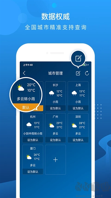 本地天气预报