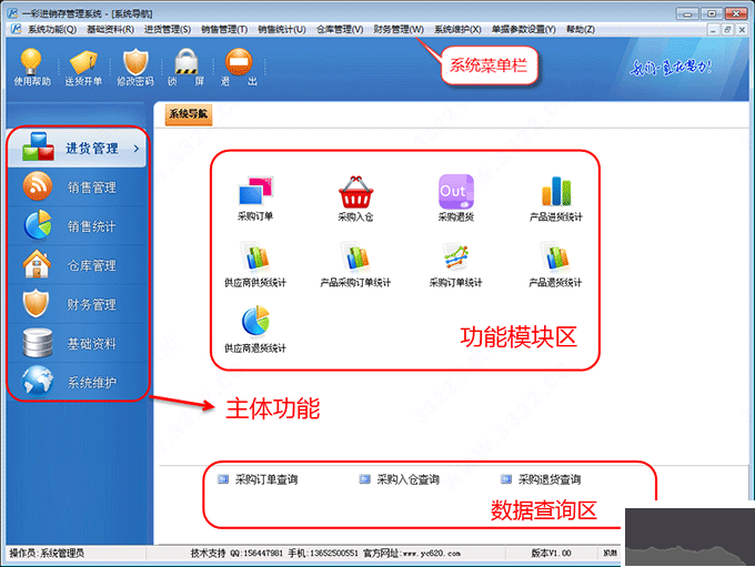 一彩进销存管理系统