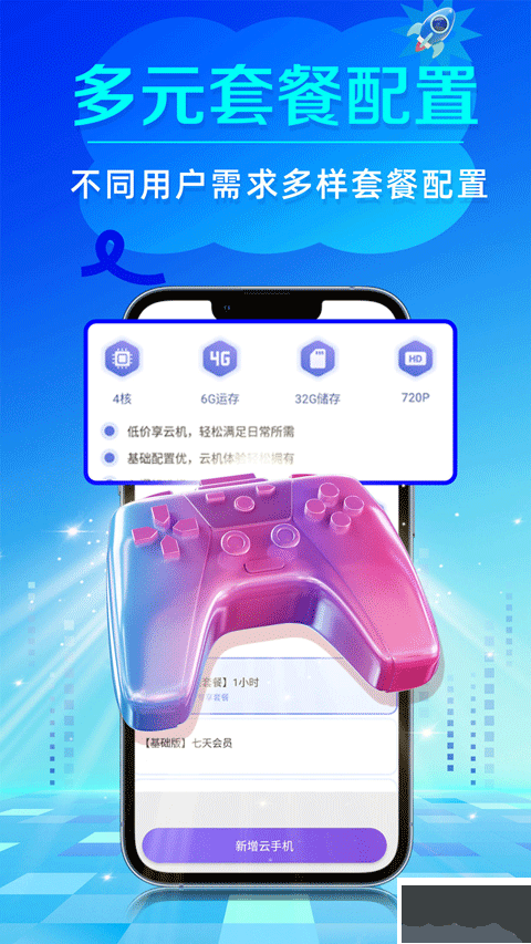 闪电云手机