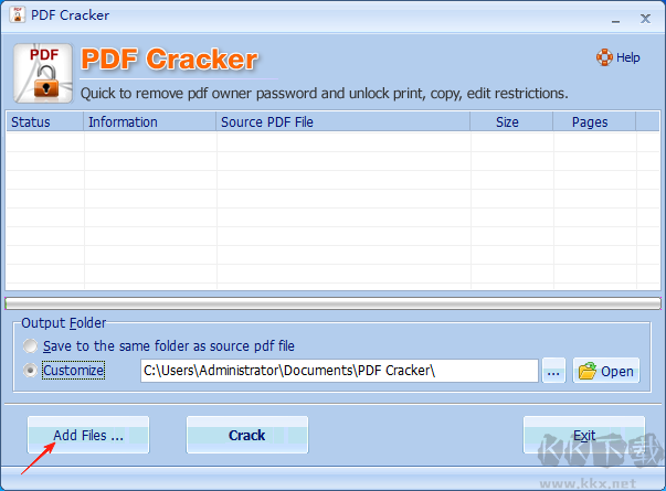 PDF Cracker(PDF解密软件)