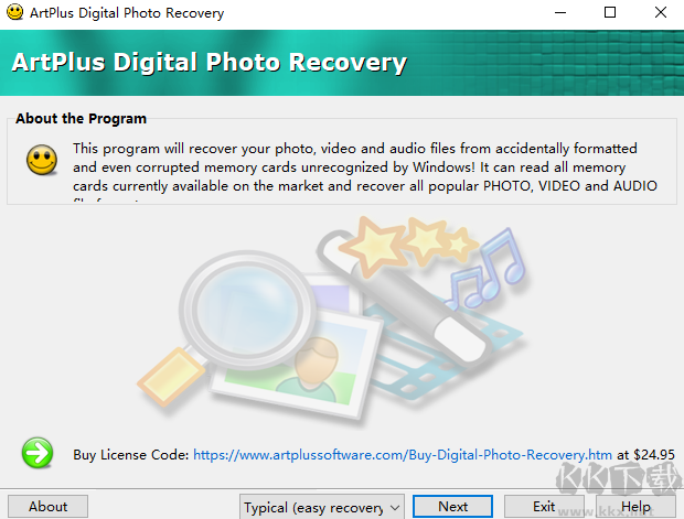 ArtPlus Digital Photo Recovery(照片恢复软件)