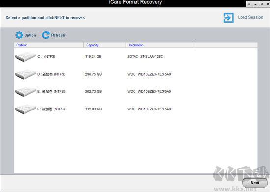 iCare Format Recovery(格式化数据恢复)