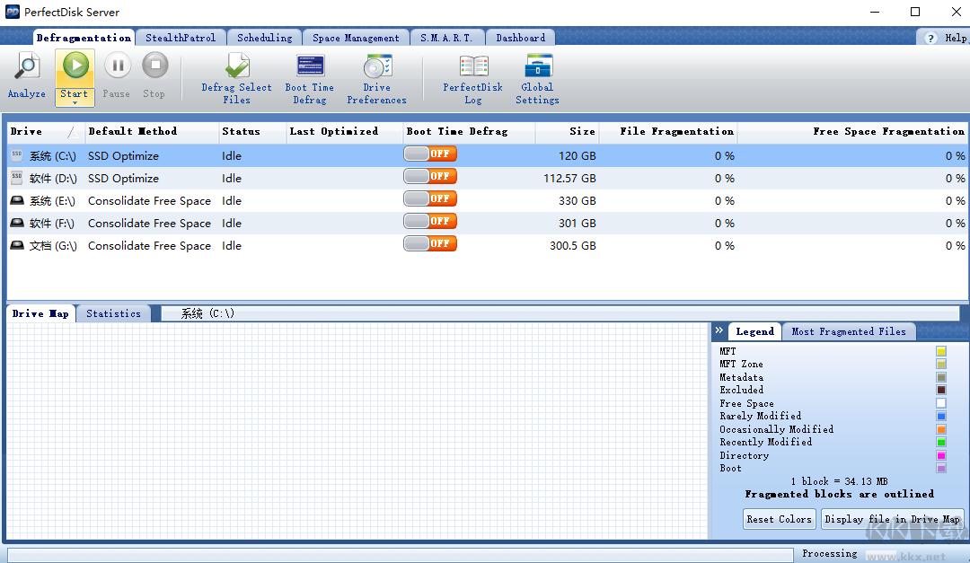 PerfectDisk Professional(磁盘整理软件)电脑版