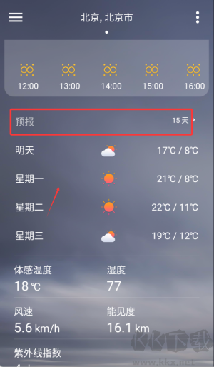 中兴天气预报