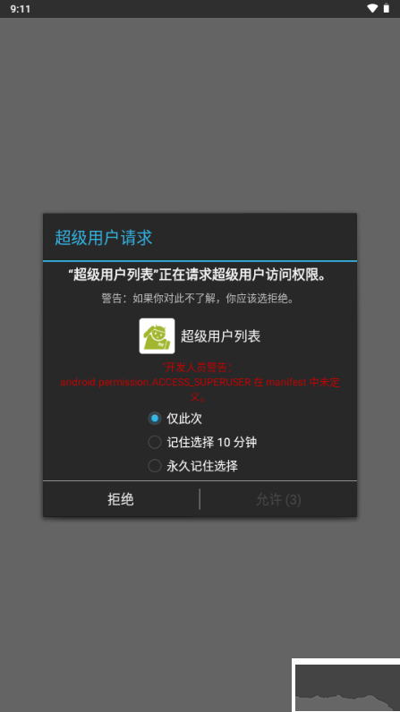 超级用户列表