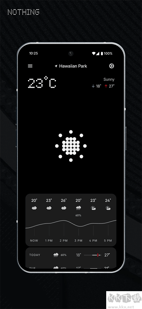 nothing天气