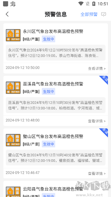 重庆综合预警