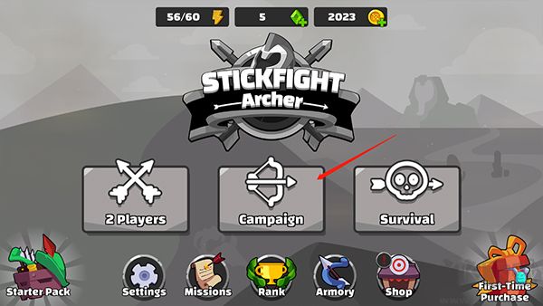 激斗弓箭手游戏(Stickfight Archer)