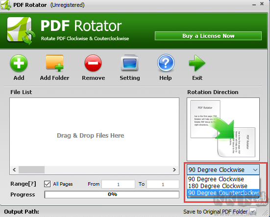 PDF Rotator(PDF旋转保存工具)