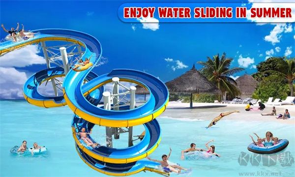 水上乐园模拟(Water Park Slide Surfers)