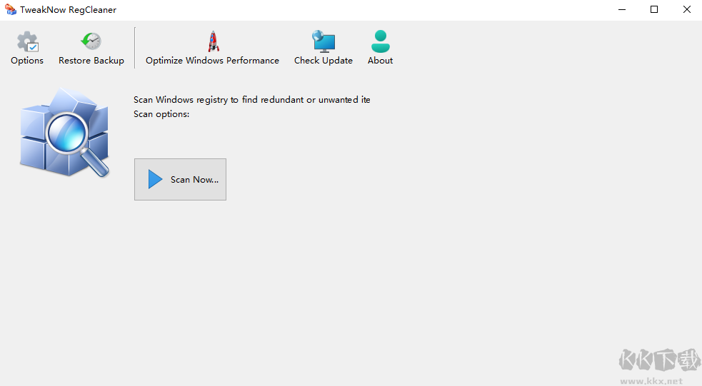 TweakNow RegCleaner(注册表清理工具)