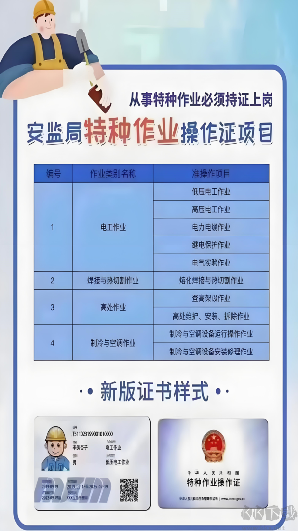 特种作业操作证