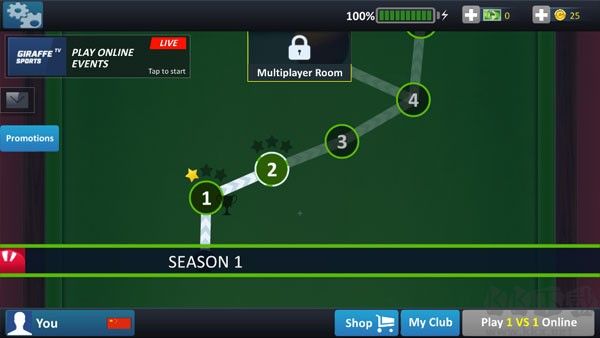 斯诺克全明星(Snooker)