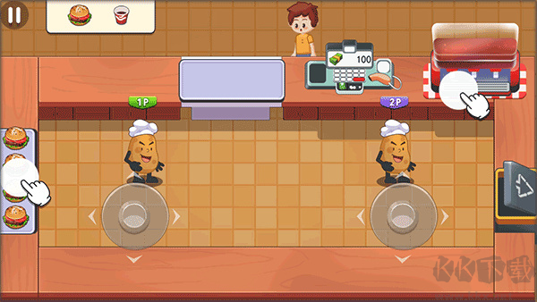 双人厨房做饭