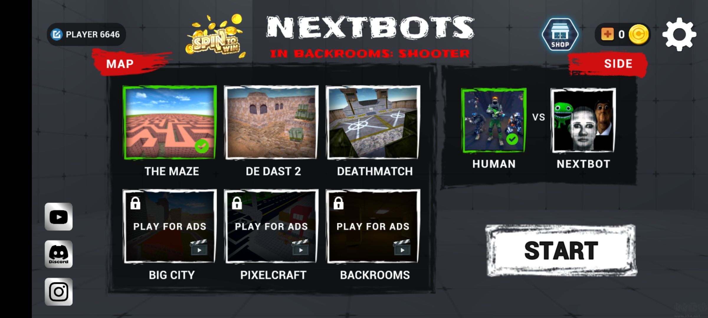密室射手(Nextbots In Backrooms Shooter)