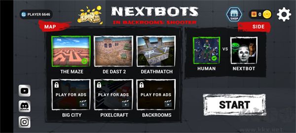 密室射手(Nextbots In Backrooms Shooter)