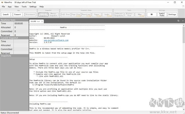 Puredev MemPro(内存分析工具)