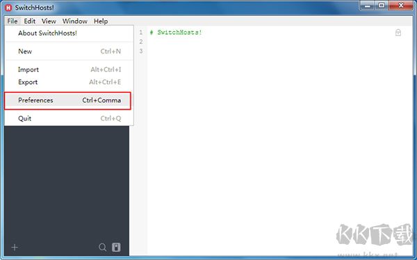 Switchhosts(Hosts切换工具)