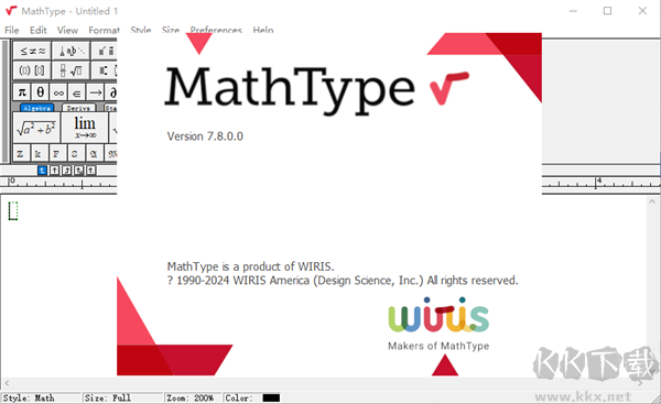 MathType7.8(数学公式编辑工具)